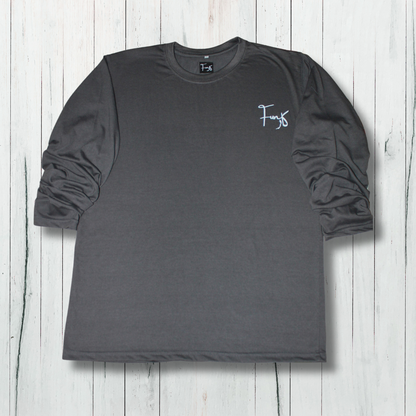 Gray Solid Tee